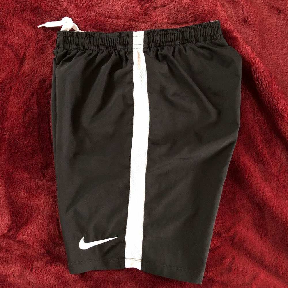 Nike Dri-Fit shorts Black w/ White Stripe